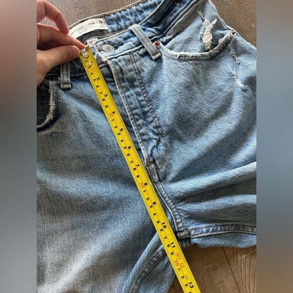 Abercrombie & Fitch Skinny High Rise Curve Love Distressed Jeans size 2 / 26 - Picture 11 of 12